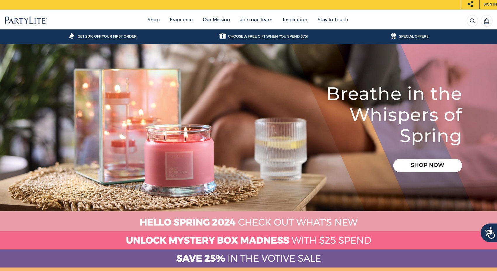 PartyLite Global Platform